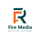 شعار Fire Media للتسويق الرقمي